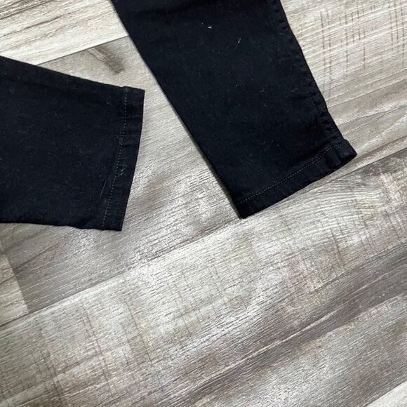 Spanx Mid Rise Denim Ankle Skinny Jeans Clean Black Women’s Size XS - Picture 6 of 11